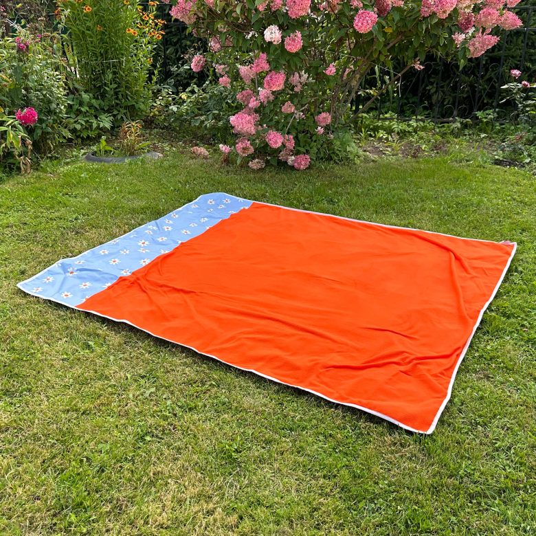 Плед для пикника 140х170см., Оксфорд 600 PU, 220 гр.кв.м