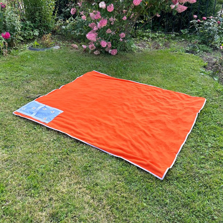Плед для пикника 140х170см., Оксфорд 600 PU, 220 гр.кв.м