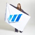 Флаг двусторонний с габардиновой подкладкой, под обшив, 100х150см
