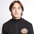 НФ-00049521-01.Олимпийка унисекс, прилегающего силуэта, застежка молния, карманы прорезные, рукав втачной, воротник-стойка, манжеты, горловина, обтачка низа из рубчика, 52(XL). Футер Френч Терри 240 гр.кв.м. (черный) | Кашкорсе 400 гр.кв.м