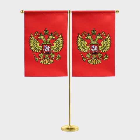 НФ-00033853-02.Подставка Т-образная (металл под золото) высота 30 см., ширина верхней части 21 см. с навершием _шар 10 мм._ без утяжелителя