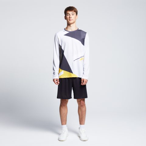 Лонгслив мужской, круглая горловина, втачной рукав, 50(XL)