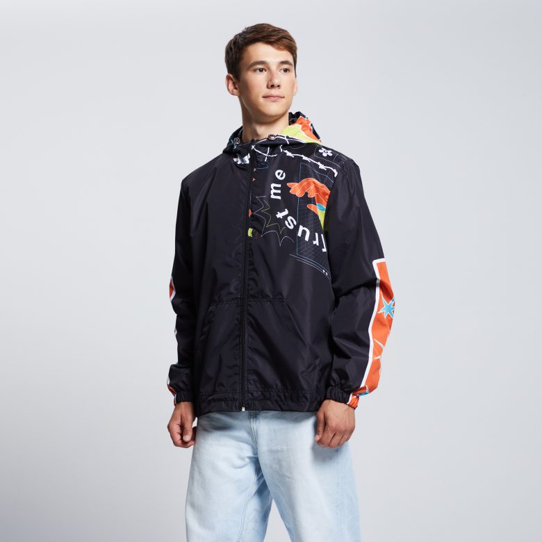 Ветровка унисекс на подкладке (подкладка шелк расцвечивания), 52(XL), Дюспо 240 (85 гр.кв.м)