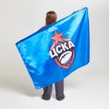 Флаг односторонний 100х144 см. Атлас 140 гр.кв.м