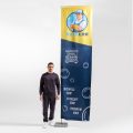 НФ-00039482-03.Флагшток Виндер Бриз 3,7м; 3 секции, 30мм; квадрат + плитка с отверстием