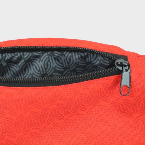 НФ-00025495-06.Сумка поясная Оксфорд 600 PU, 220 гр.кв.м.основное отделение и карман на задней стенке, на пене, подкладка шёлк расцвечивания