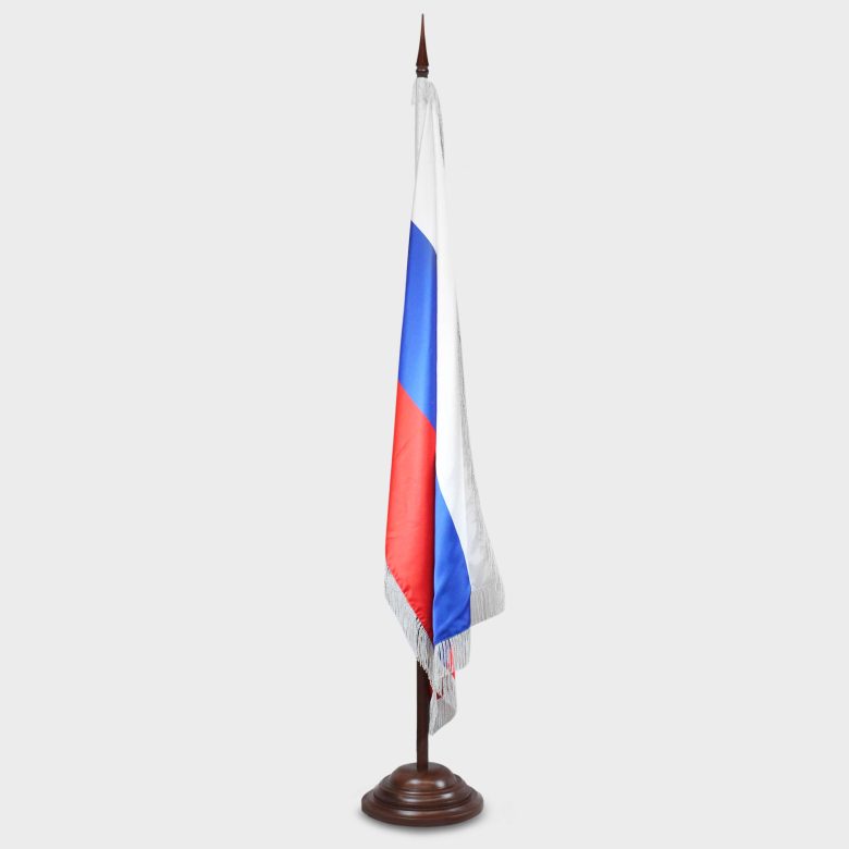 НФ-00033886-02.Стойка 1-ая напольная в сборе (древ. разборное 2,2м., с нав.Пика, осн.Стандарт облегченное) цвет орех бук вес 5,5 кг