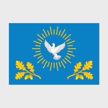 Флаг большой двусторонний Ивановского