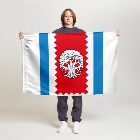 Флаг стандартный двусторонний с подкладкой Западного Дегунина
