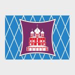 Флаг среднего размера двусторонний, Блэкаут Донской