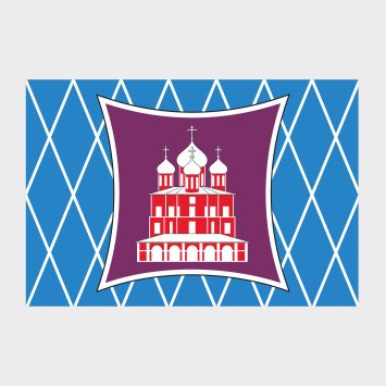 Флаг среднего размера двусторонний Донской