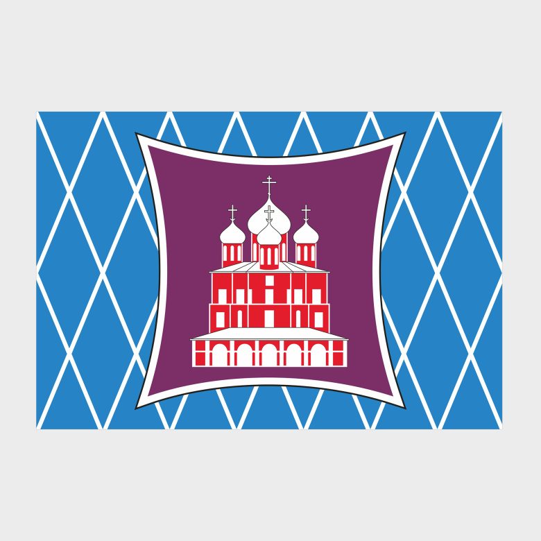 Флаг малый двусторонний Донской