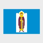 Флаг большой односторонний с прямой печатью Даниловский