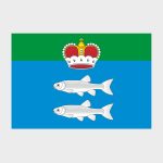 Флаг среднего размера двусторонний, Блэкаут Гольянова