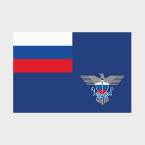 Флаг большой двусторонний Главный центр специальной связи