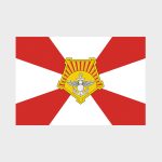 Флаг малый односторонний Восточный военный округ