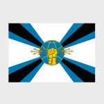 Флаг большой двусторонний Войска радиоэлектронной борьбы РФ