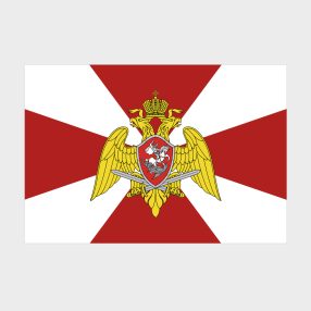 Флаг стандартный двусторонний Войска национальной гвардии РФ