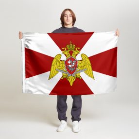 Флаг стандартный односторонний Войска национальной гвардии РФ