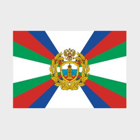 Флаг стандартный односторонний прямая печать Военные суды (Россия)