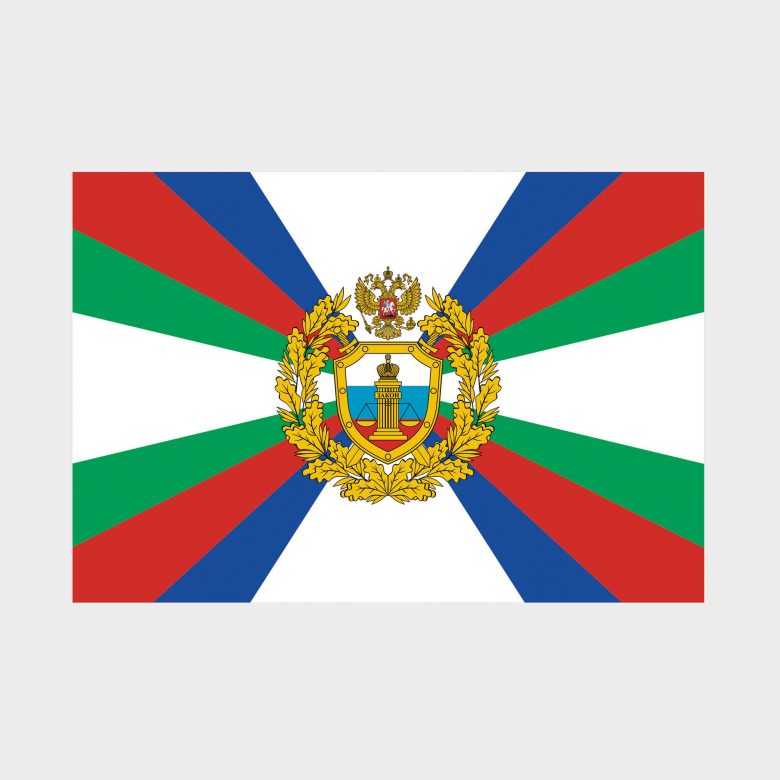 Флаг стандартный двусторонний Военные суды (Россия)