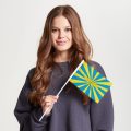 Флаг малый двусторонний Воздушно-космические силы РФ