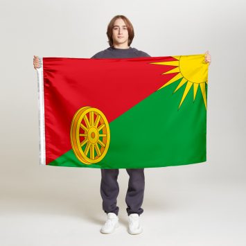 Флаг стандартный односторонний прямая печать Бирюлёво Западное
