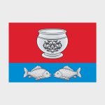 Флаг среднего размера двусторонний Братеево