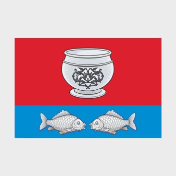 Флаг среднего размера двусторонний Братеево