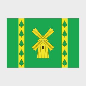 Флаг малый двусторонний Бирюлёво Восточное