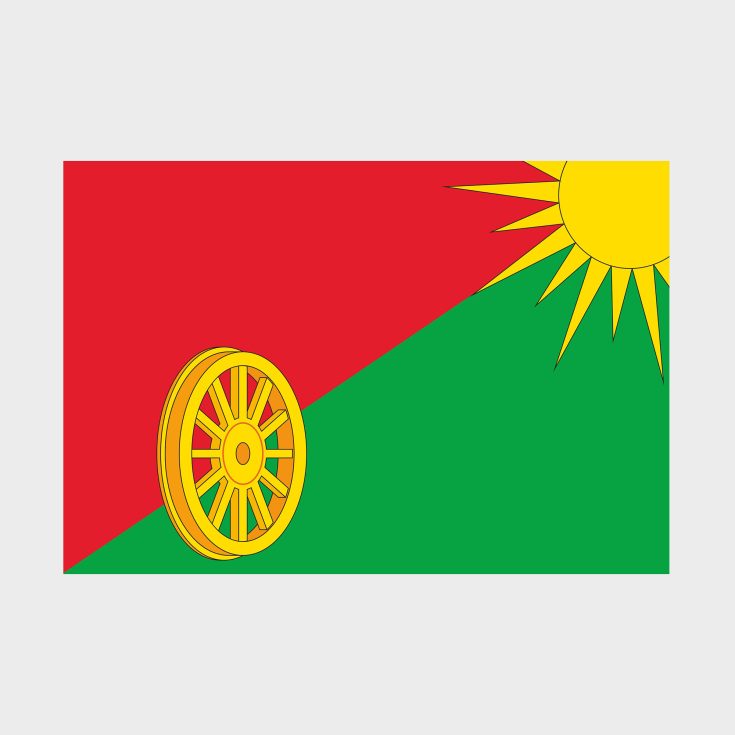 Флаг стандартный двусторонний Бирюлёво Западное