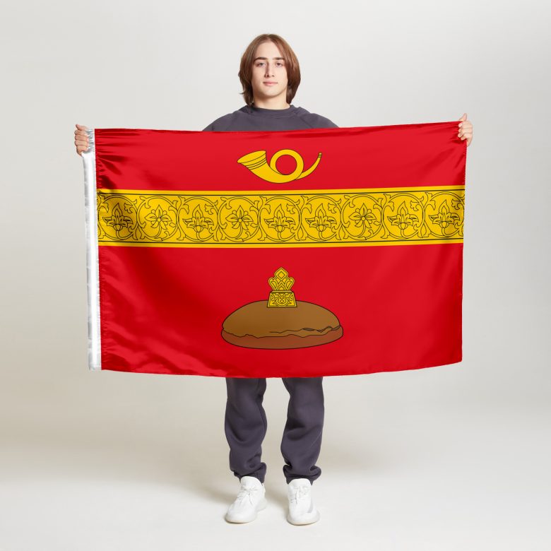 Флаг стандартный двусторонний Басманного района
