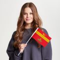Флаг малый двусторонний Басманного района