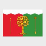 Флаг малый односторонний прямая печать Москворечье-Сабурово