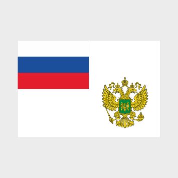 Флаг среднего размера двусторонний Министерство финансов РФ