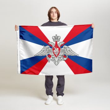 Флаг стандартный двусторонний Министерство обороны РФ