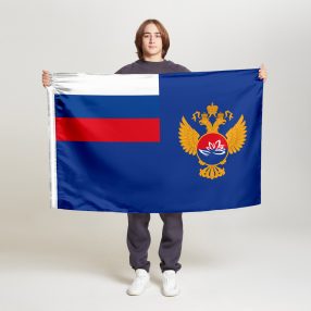 Флаг стандартный односторонний, Блэкаут Министерство РФ по развитию Дальнего Востока и Арктики