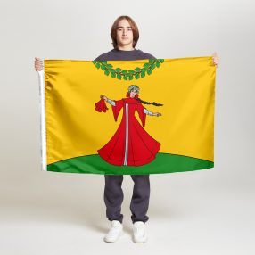 Флаг стандартный двусторонний с подкладкой Марьиной Рощи