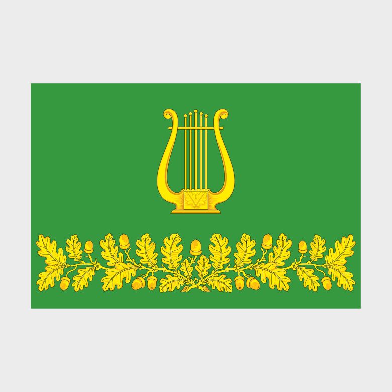 Флаг малый двусторонний Лианозово