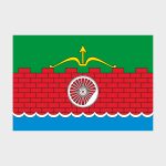 Флаг стандартный двусторонний с подкладкой Люблино