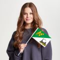 Флаг малый двусторонний, Блэкаут Крюкова