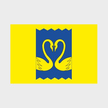 Флаг среднего размера двусторонний Кузьминок