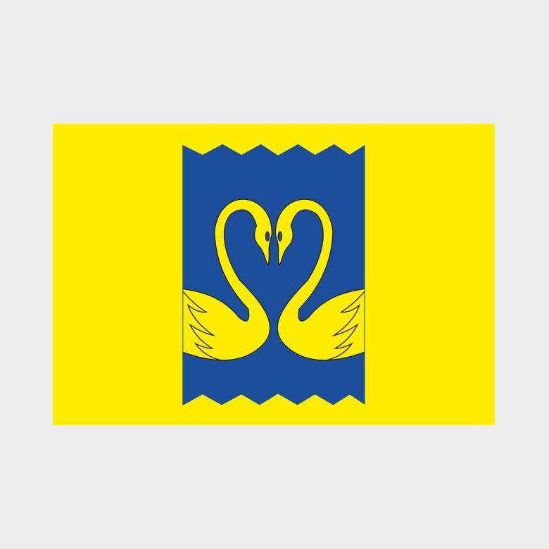 Флаг стандартный двусторонний с подкладкой Кузьминок