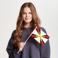 Флаг малый двусторонний с подкладкой Ракетные войска и артиллерия РФ