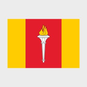 Флаг стандартный односторонний, Блэкаут Пресненского района