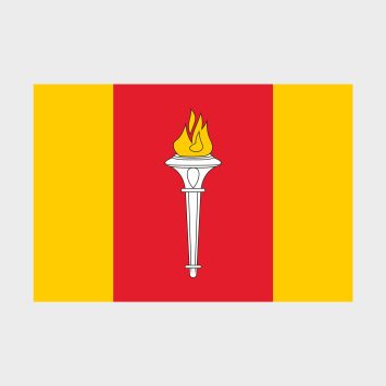 Флаг стандартный односторонний прямая печать Пресненского района