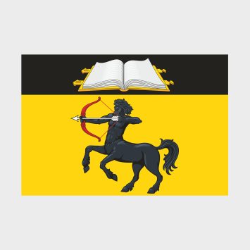 Флаг стандартный односторонний прямая печать Печатники