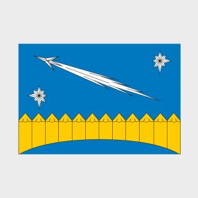 Флаг малый двусторонний Останкинский