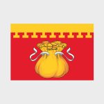 Флаг среднего размера односторонний, прямая печать Нижегородский