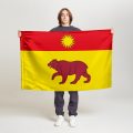 Флаг стандартный односторонний, Блэкаут Южное Медведково